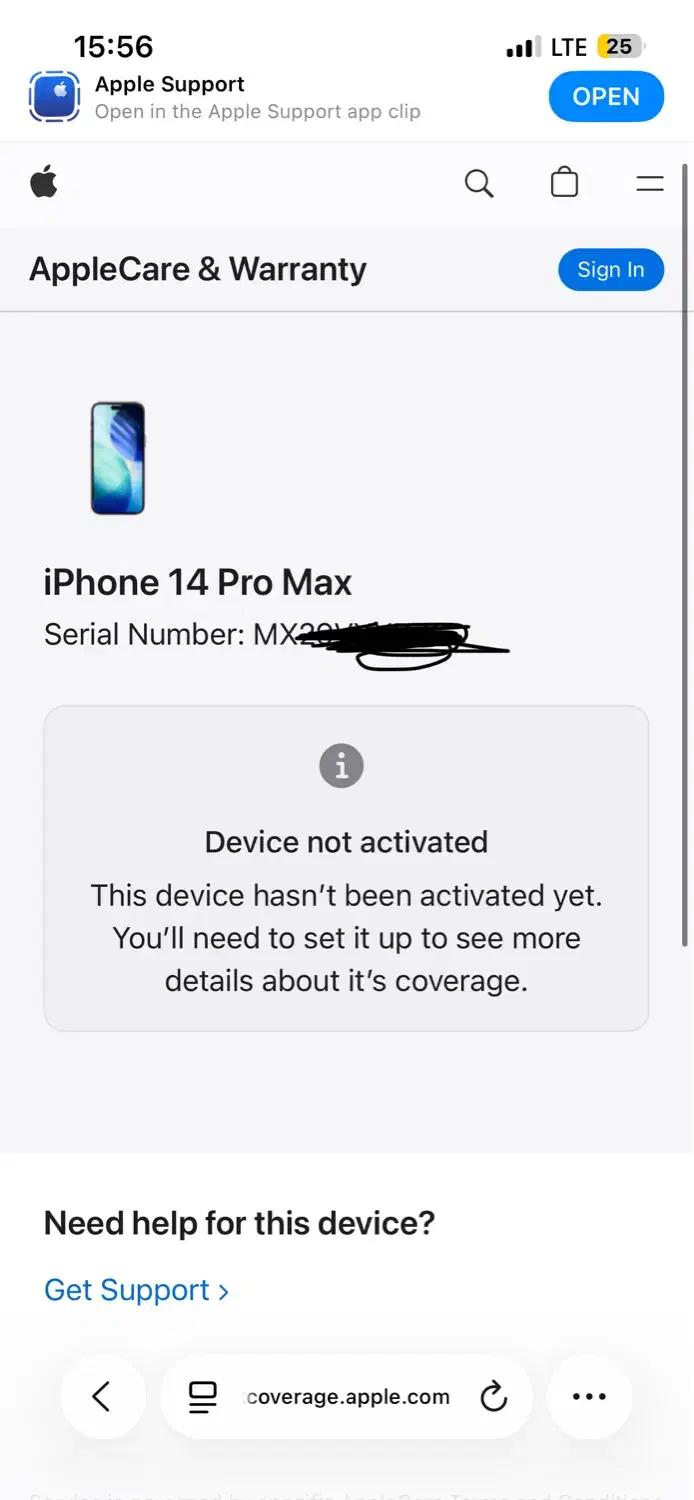 Iphone 14 pormax 256 ZA/A notactive|موبایل|تهران, آشتیانی|دیوار