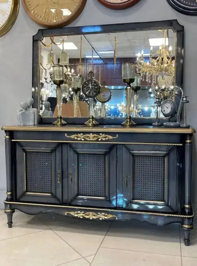 آینه کنسول میز تی وی|بوفه، ویترین، کنسول|زنجان, |دیوار