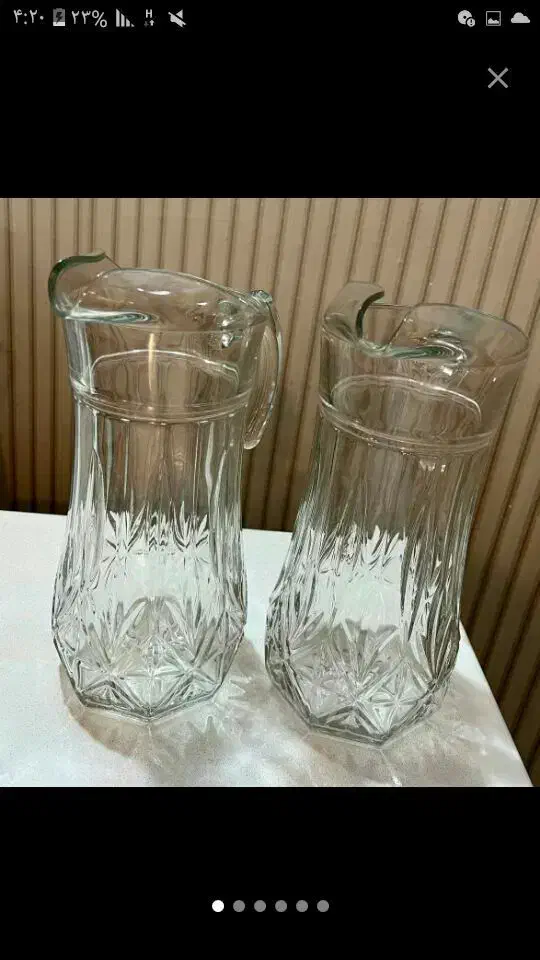 پارچ لومینارک|ظروف سرو و پذیرایی|هشتگرد, فاز ۷ مهستان|دیوار