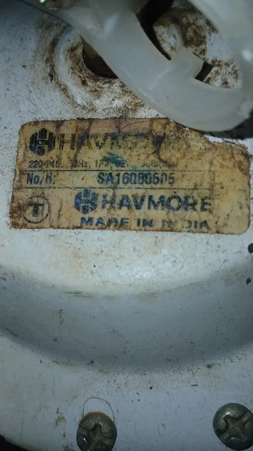 پنکه سقفی سالم دو عدد|پنکه و تصفیهکنندهٔ هوا|آبادان, |دیوار