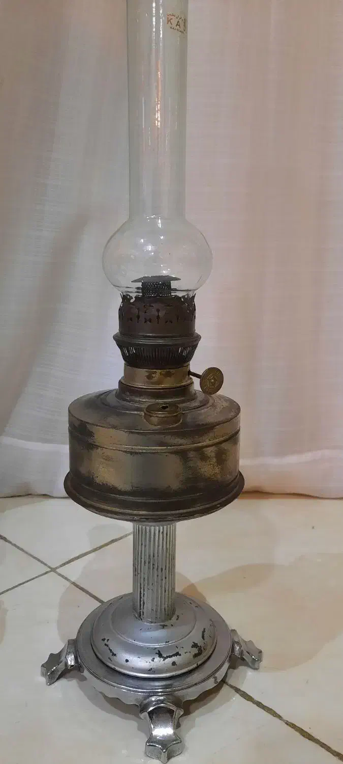 چراغ گردسوز نفتی روسی|کلکسیون اشیاء عتیقه|کرج, کوی امامیه|دیوار