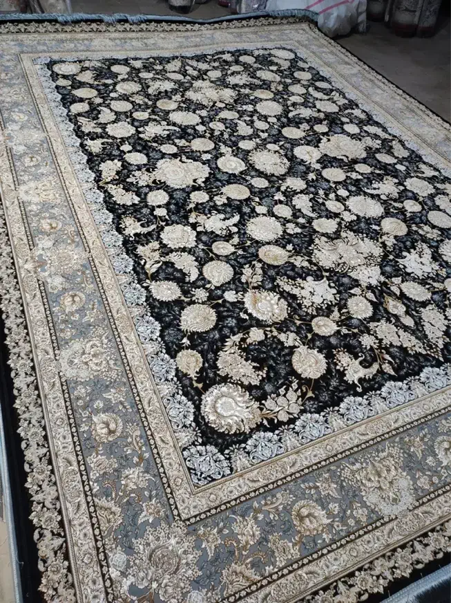 فرش تمام نخ موجودی انبار تخفیفی ارسال ازکاشان|فرش|رشت, پارک شهر|دیوار