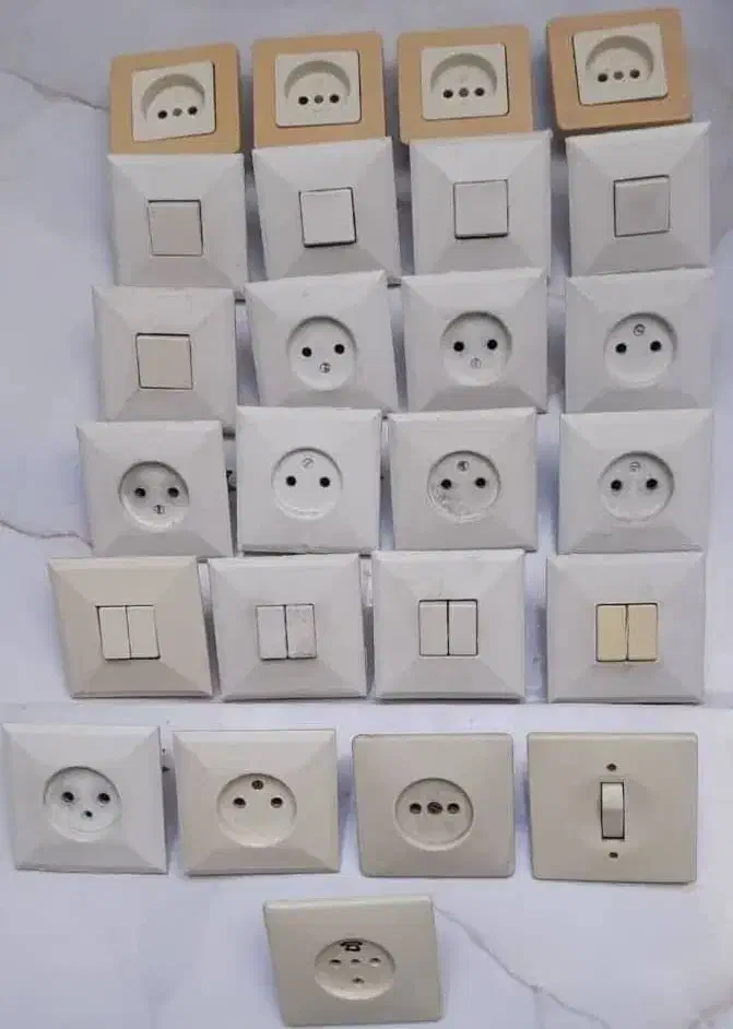 25 عدد کلید و پریز|مصالح و تجهیزات ساختمان|فسا, |دیوار