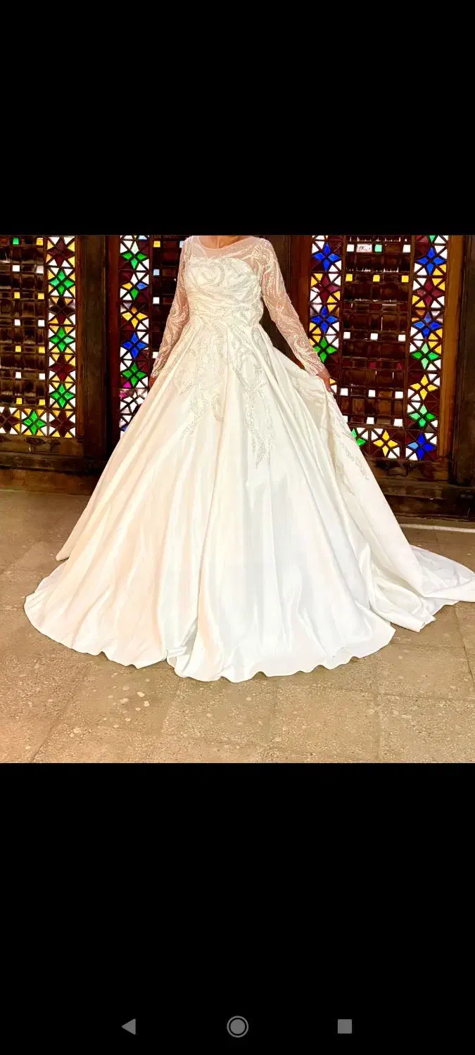 لباس عروس دو دست|لباس|نائین, |دیوار