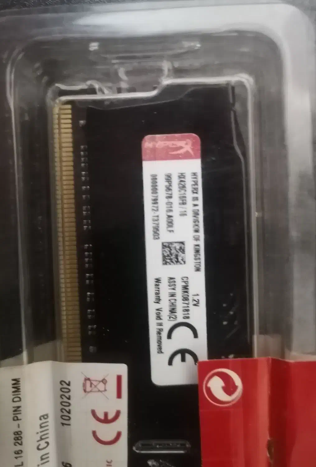 ram16g hyperx 2666|قطعات و لوازم جانبی رایانه|تهران, دانشگاه شریف|دیوار