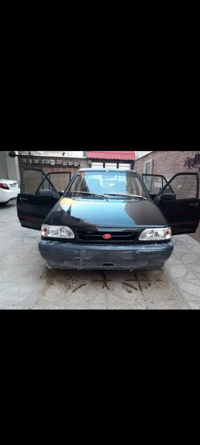 پراید مشکی 4تا شاسی پلمپ موتور تازه تعمیر درحد 95|خودرو سواری و وانت|اصفهان, بهارستان|دیوار