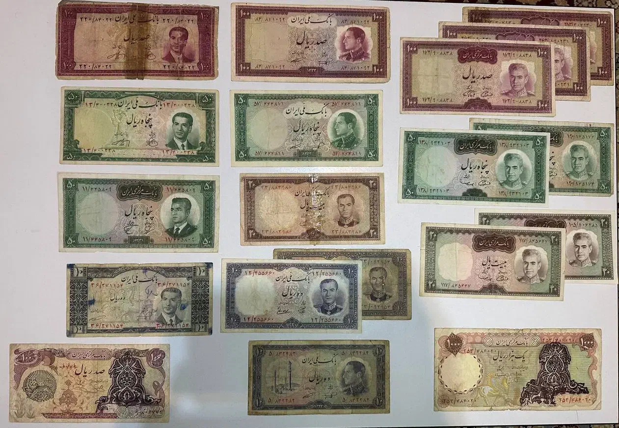 آلبوم اسکناس پهلوی|کلکسیون سکه، تمبر، اسکناس|کرمانشاه, |دیوار