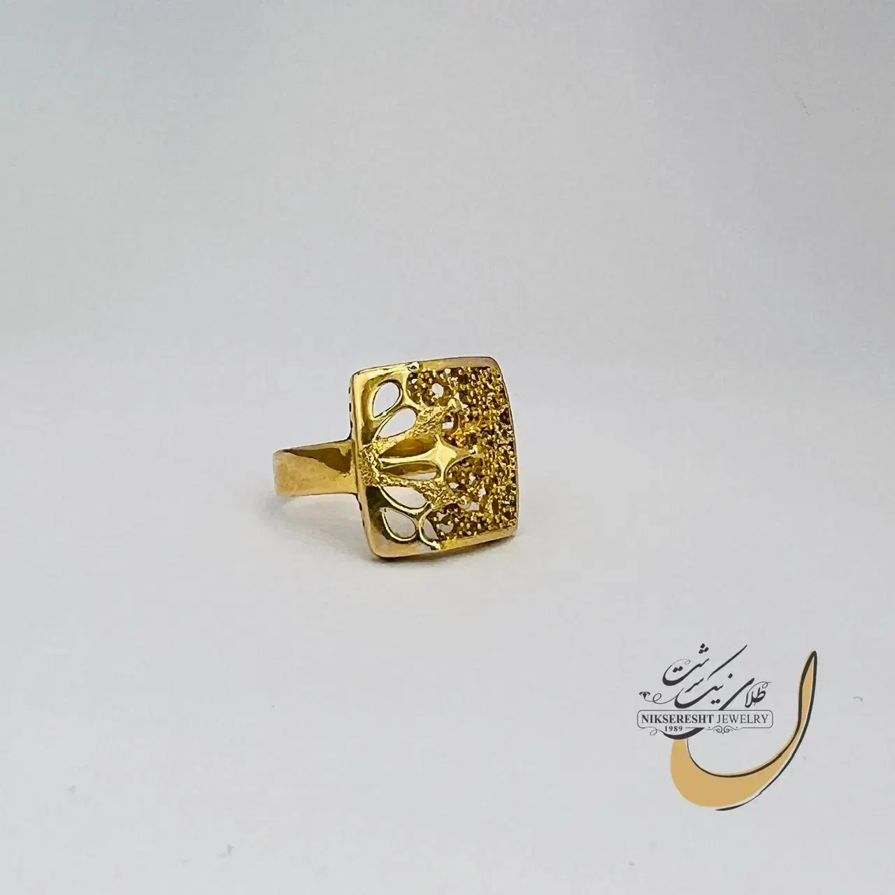 فروش انگشتر لوکس طلای ۱۸ عیار اجرت ۳٪|جواهرات|شیراز, سینما سعدی|دیوار