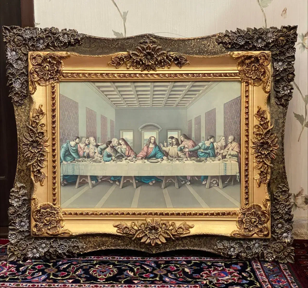 تابلو شام آخر|تابلو، نقاشی، عکس|تربت‌حیدریه, طالقانی|دیوار