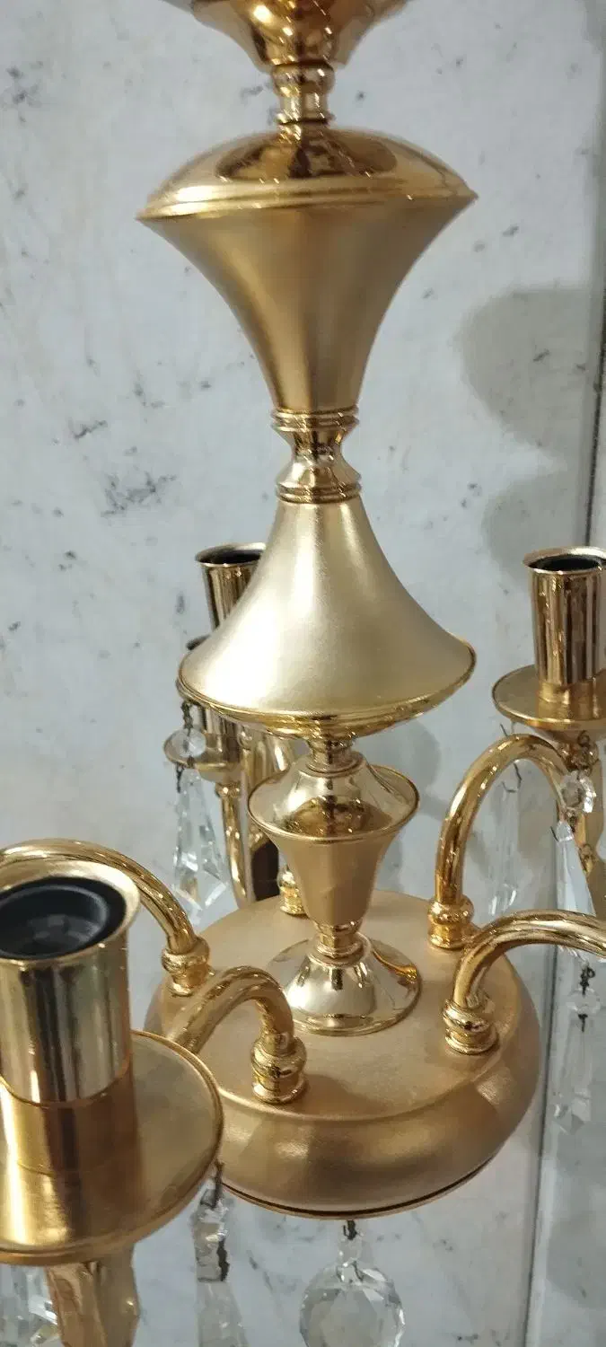 لوستر آب طلا در حد نو به بالاترین قیمت|لوستر و چراغ آویز|مشهد, احمدآباد|دیوار