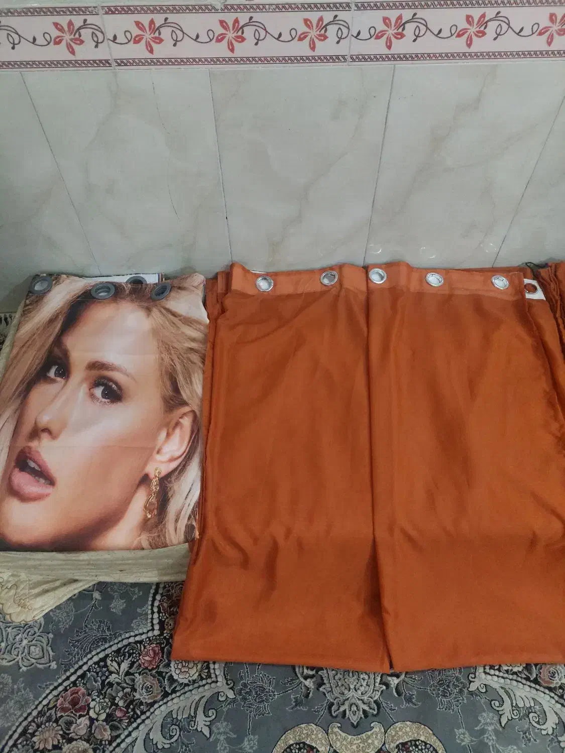 پرده|پرده، رانر، رومیزی|مشهد, نظام دوست|دیوار