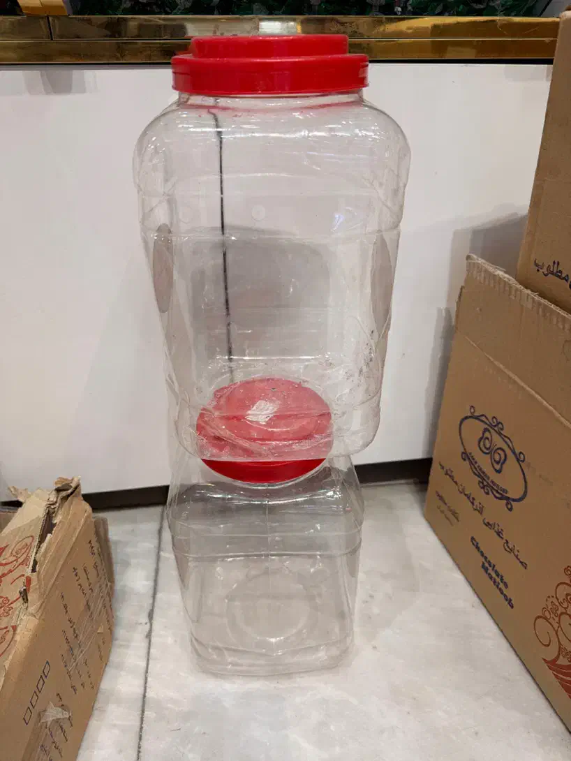 جار،ظرف دبه پلاستیکی ۵ کیلویی|ظروف نگهدارنده، پلاستیکی، یک‌بارمصرف|اراک, |دیوار