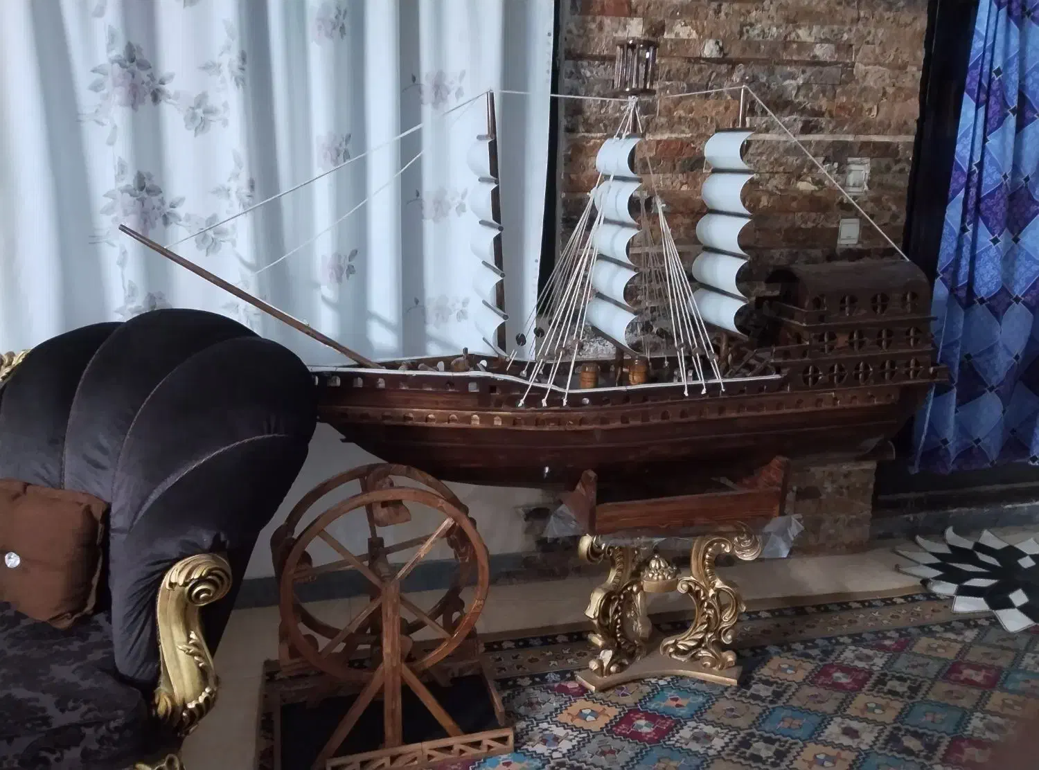 کشتی چوبی|صنایع دستی و سایر لوازم تزئینی|محمدشهر, همایون ویلا|دیوار