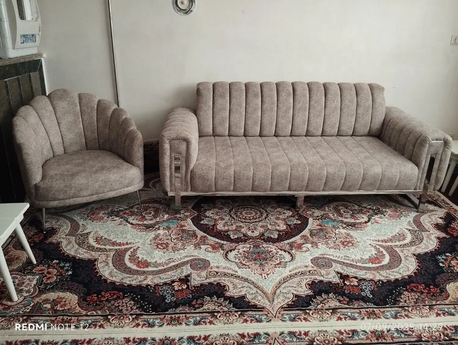 مبل تخت شو صدفی|مبلمان خانگی و میز عسلی|اردبیل, |دیوار