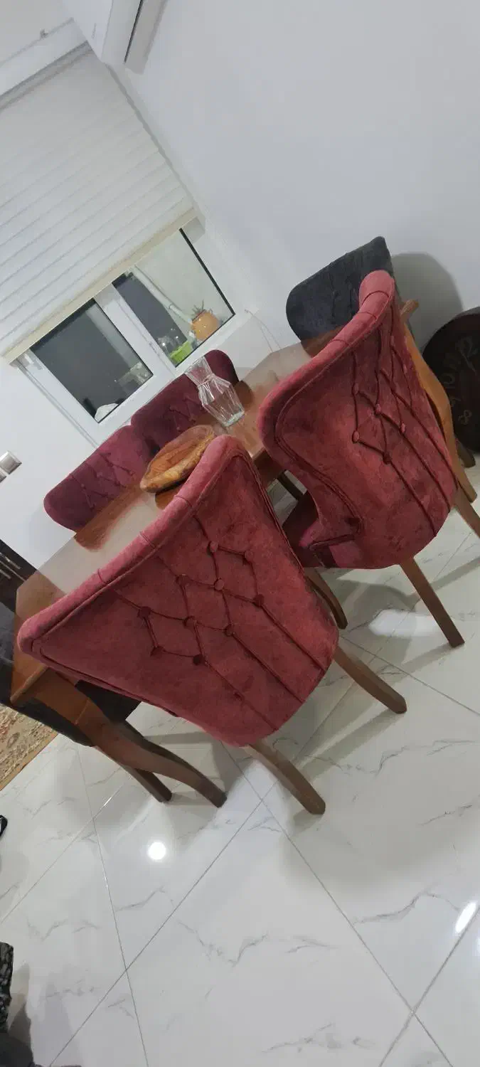 میز غذاخوری ۶نفره|میز و صندلی غذاخوری|رشت, کوی مهر|دیوار