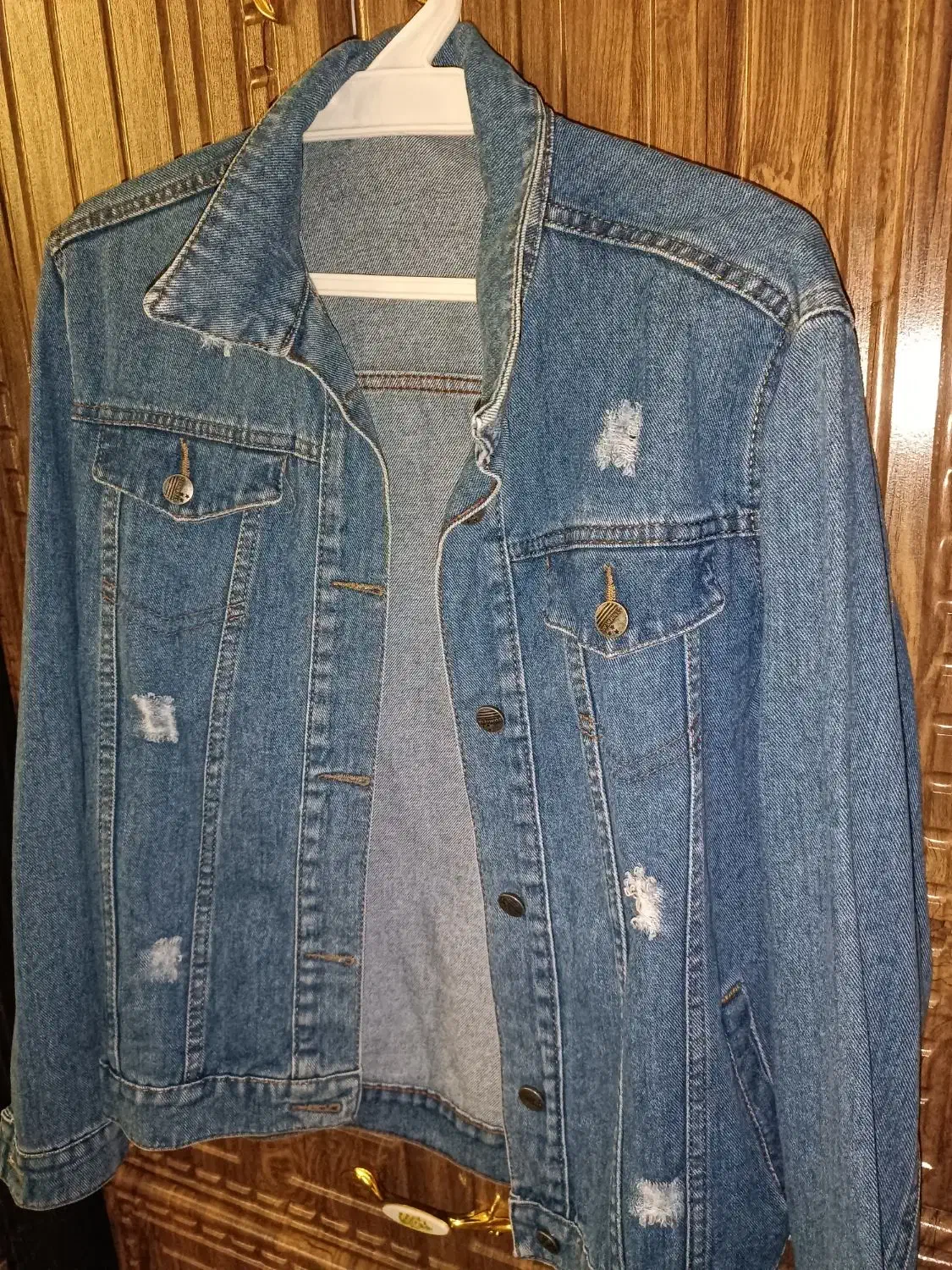 کت چرم و لی با سایز 1 ب 36تا 38میخوره|لباس|کرمان, |دیوار