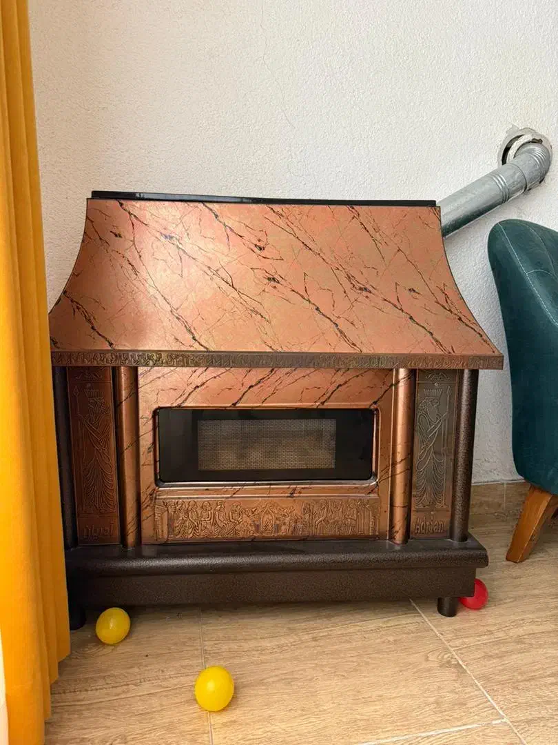 بخاری ۱۸هزار شومینه در حد نو|بخاری، هیتر، شومینه|رشت, استادسرا|دیوار