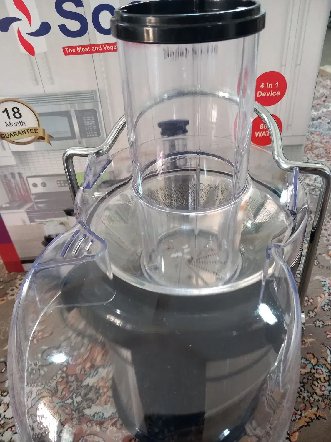 اب میوه گیری ۴ کاره سوبال استفاده نشده اصلان|آبمیوه‌گیر و آب‌مرکبات‌گیر|رامسر, |دیوار