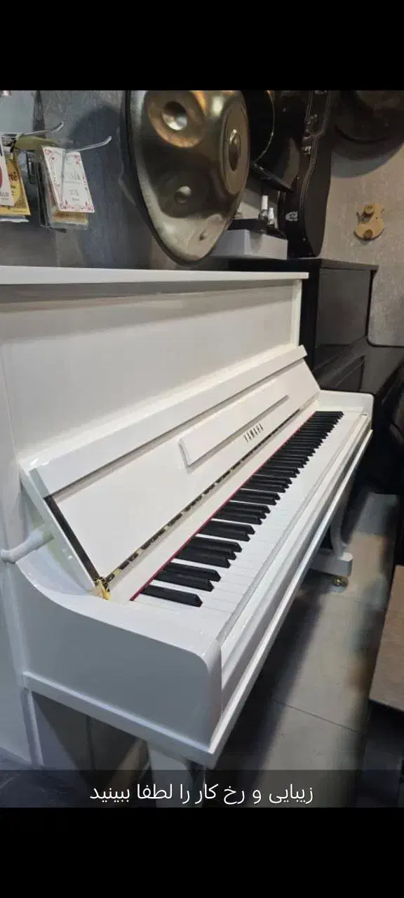 پیانو پرتابل p225 white|پیانو، کیبورد، آکاردئون|ارومیه, |دیوار