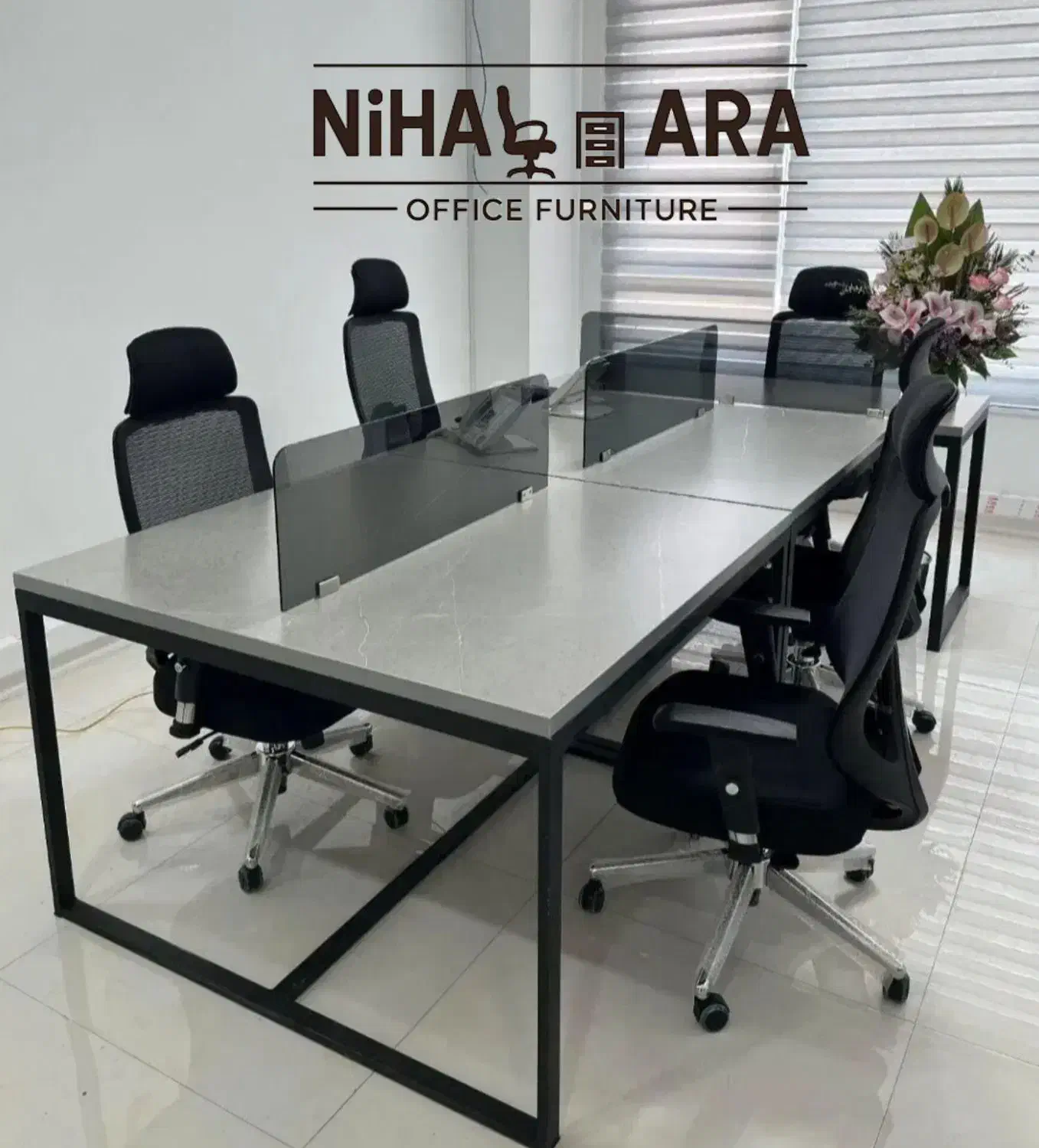 صندلی مش میز کارگروهی اشتراکی 25325 مبل اداری|دفتر کار|تهران, یافت آباد جنوبی|دیوار