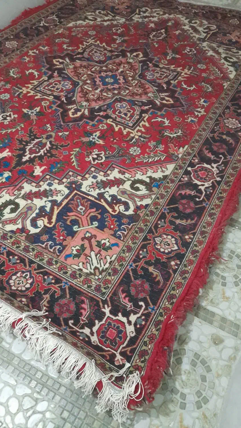 یک تخته فرش ۶ متری (۲×۳) نقشه هریس تاجری|فرش|تبریز, |دیوار