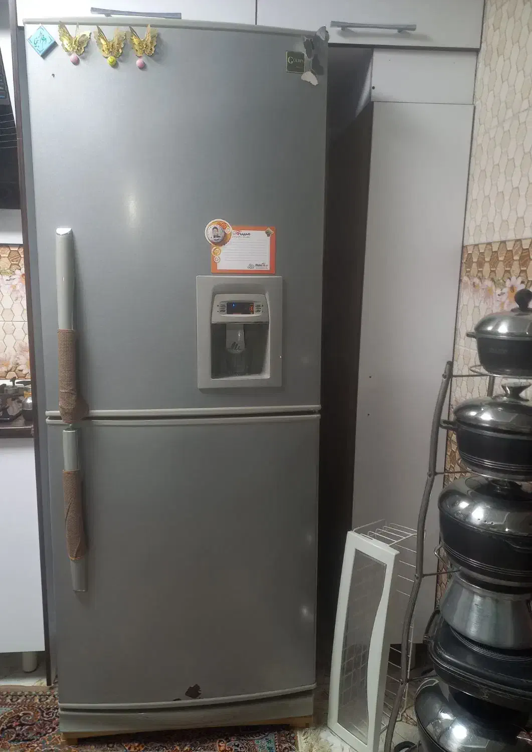 یخچال وفریزر دو درب وکارتون یخچال دوقلو استیلون|یخچال و فریزر|شهریار, شهرک مصطفی خمینی|دیوار