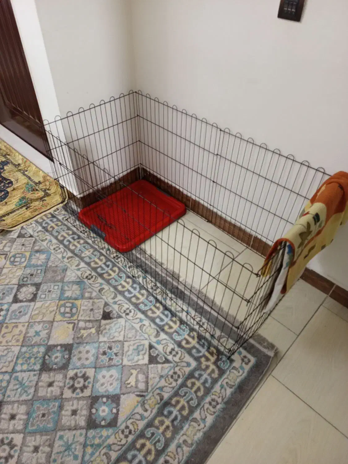 قفس (شهر بازی) و سینی دستشویی مخصوص پت(سگ)|لوازم جانبی حیوانات|تهران, امام زاده عبدالله|دیوار