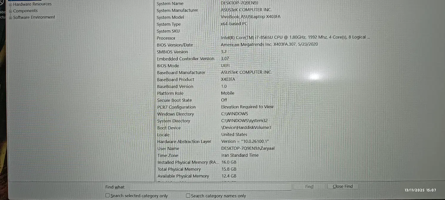 فروش لپ تاپ ایسوس Vivobook در حد نو|رایانه همراه|شیراز, گلشن|دیوار