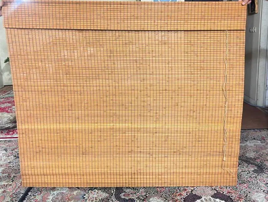 پرده حصیری (بامبو) سالم و تمیز ابعاد بزرگ|پرده، رانر، رومیزی|شیراز, بریجستون|دیوار