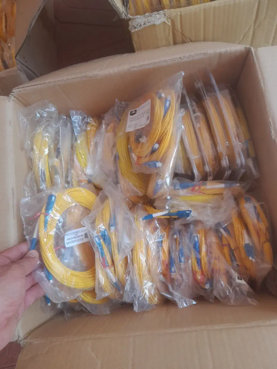 فروش بیش از۶۵۰ پچ کورد فیبر نوری fc to lc نو|مودم و تجهیزات شبکه|بابل, |دیوار