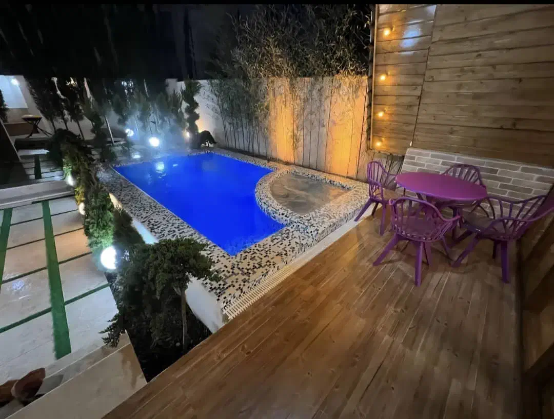 اجاره کلبه سویسی استخر روباز چهارفصل|اجارهٔ کوتاه‌مدت ویلا و باغ|نور, |دیوار