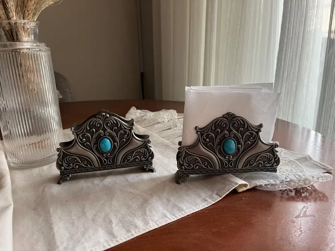 جا دستمالی سیلور ۲ عدد|ظروف سرو و پذیرایی|تهران, امام زاده عبدالله|دیوار