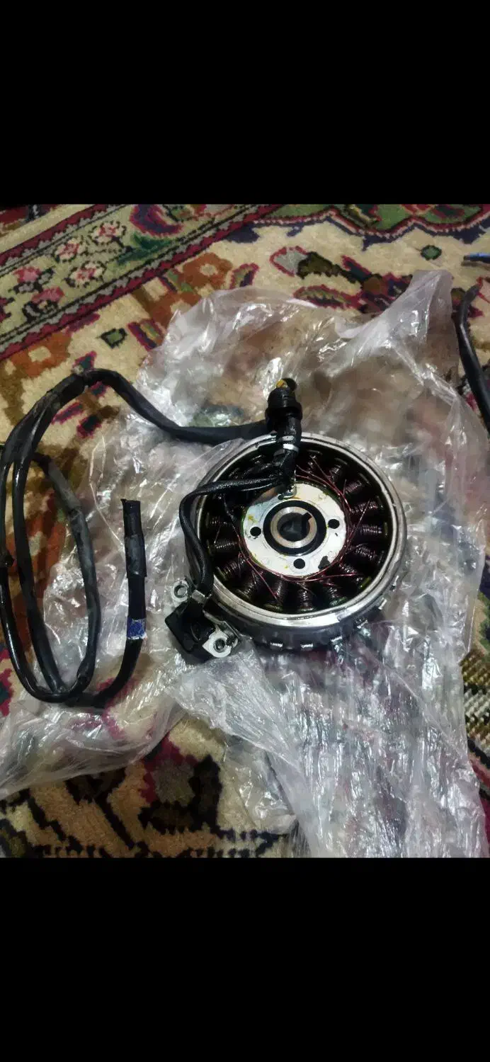 بوبین و اهنربا موتورسیکلت انژکتور.ابرویی پژو|قطعات یدکی و لوازم جانبی|ساری, |دیوار