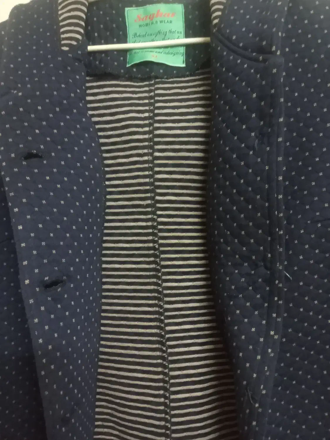 مانتو پشمی گرم کلاه دار سایزXL|لباس|اصفهان, اشکاوند|دیوار