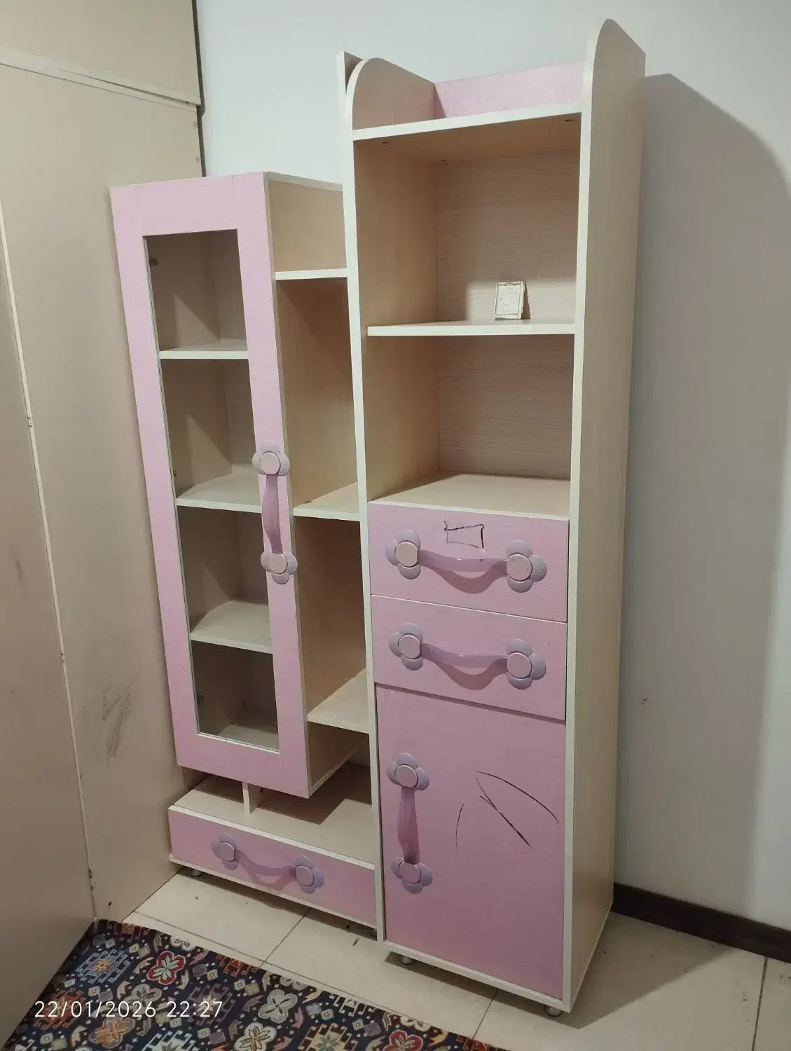 کمد،  تخت تک نفره|اسباب و اثاث بچه|اندیشه, اندیشه فاز ۱|دیوار