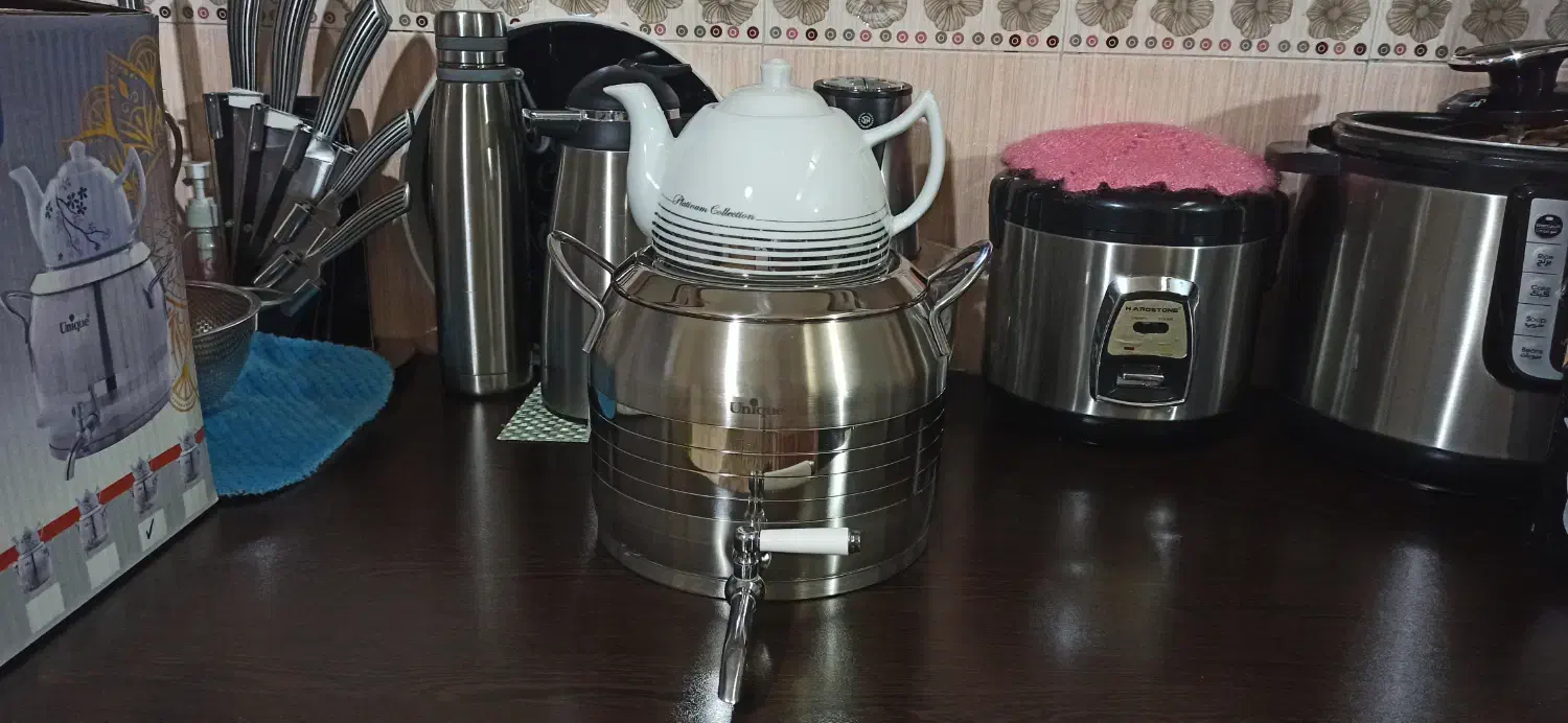 کتری و قوری یونیک|قوری، کتری، قهوهساز دستی|دورود, |دیوار