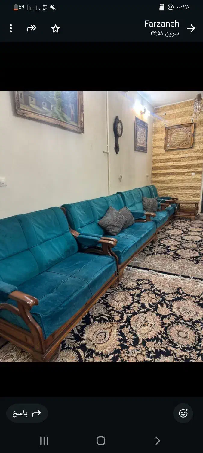 مبل ۹ نفره|مبلمان خانگی و میز عسلی|ری, منصوریه منگل|دیوار