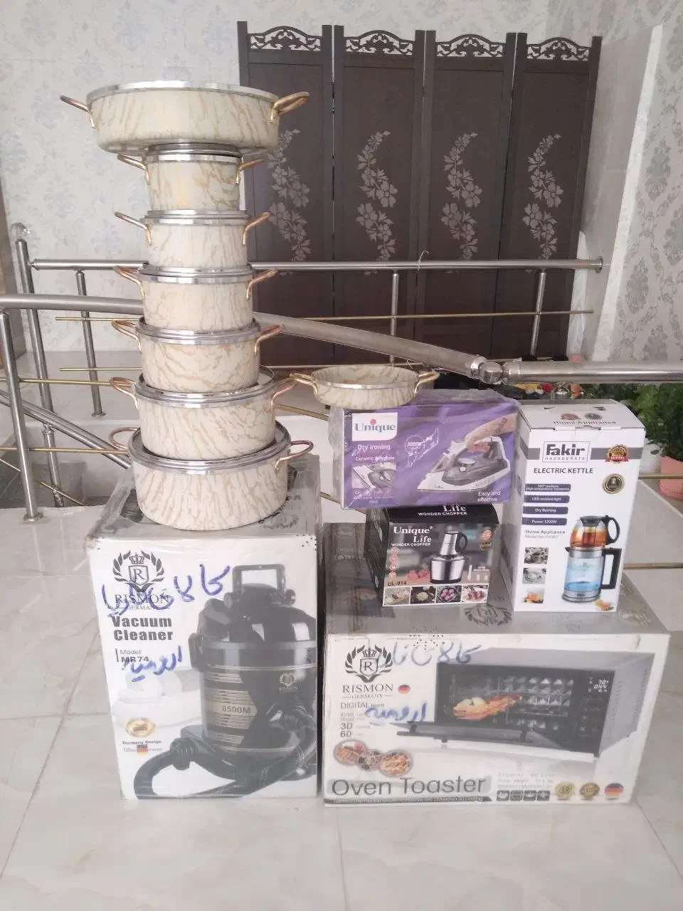 6قلم جنس جهیزیه یکجا فقط|سایر لوازم برقی|ارومیه, |دیوار