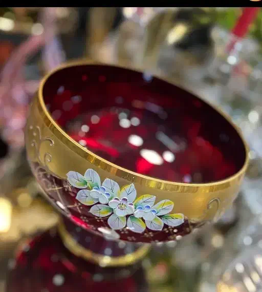 چینی چک اصل قرمز|ظروف سرو و پذیرایی|خمینی‌شهر, |دیوار