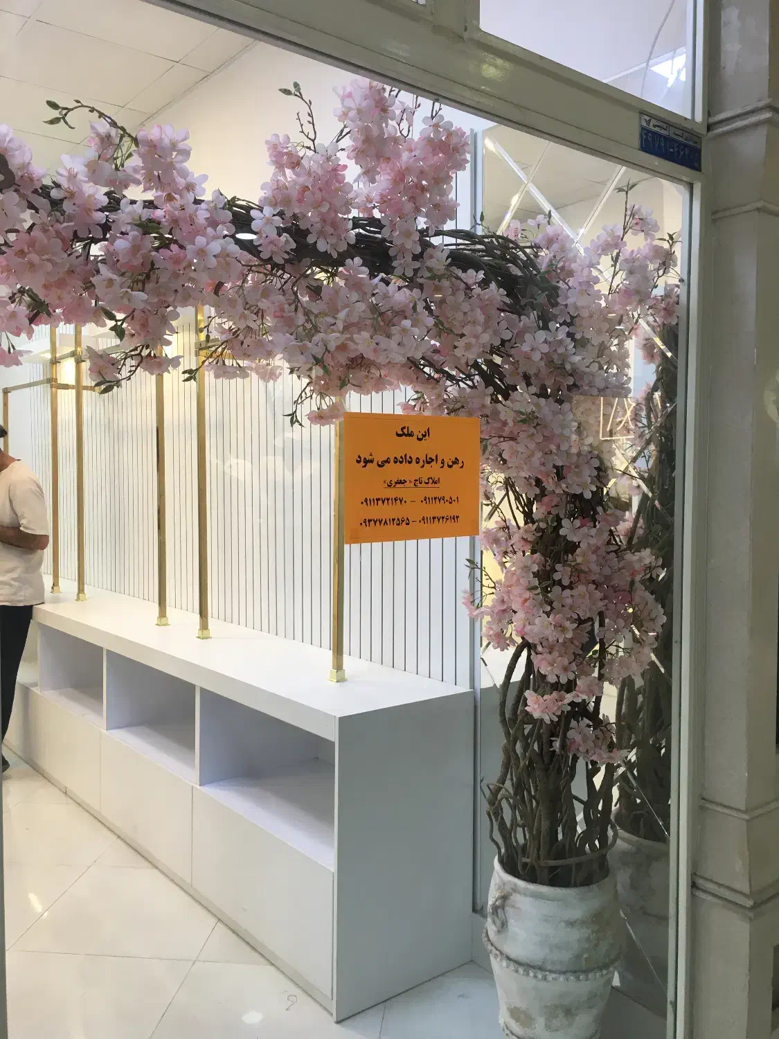 گل دکوراتیو شکوفه گیلاس|گل مصنوعی|گنبد کاووس, |دیوار