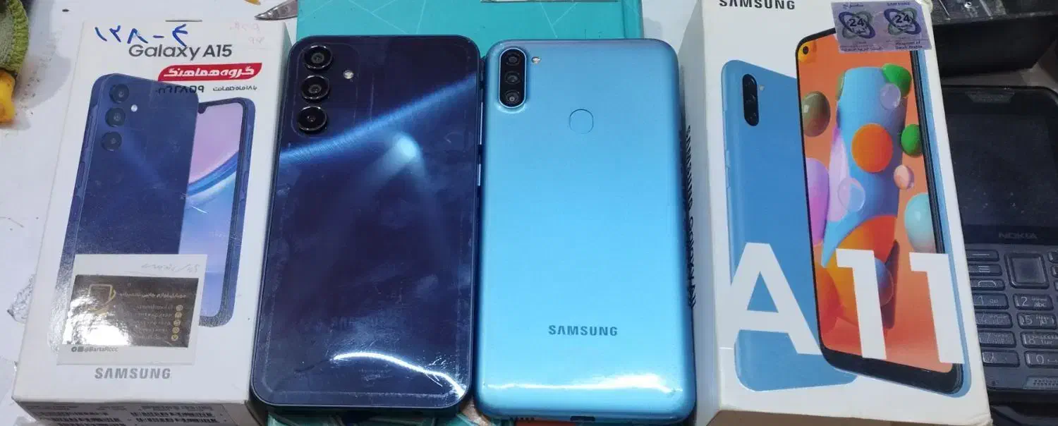 سامسونگ A15 و A11 در حد آکبند تضمینی|موبایل|گمیشان, |دیوار