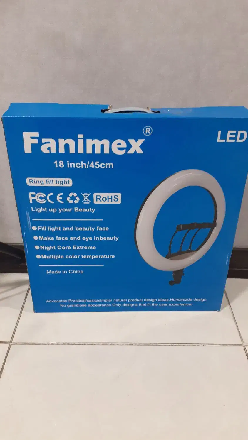 رینگ لایت Fanimex FE|دوربین عکاسی و فیلمبرداری|فولادشهر, B8|دیوار