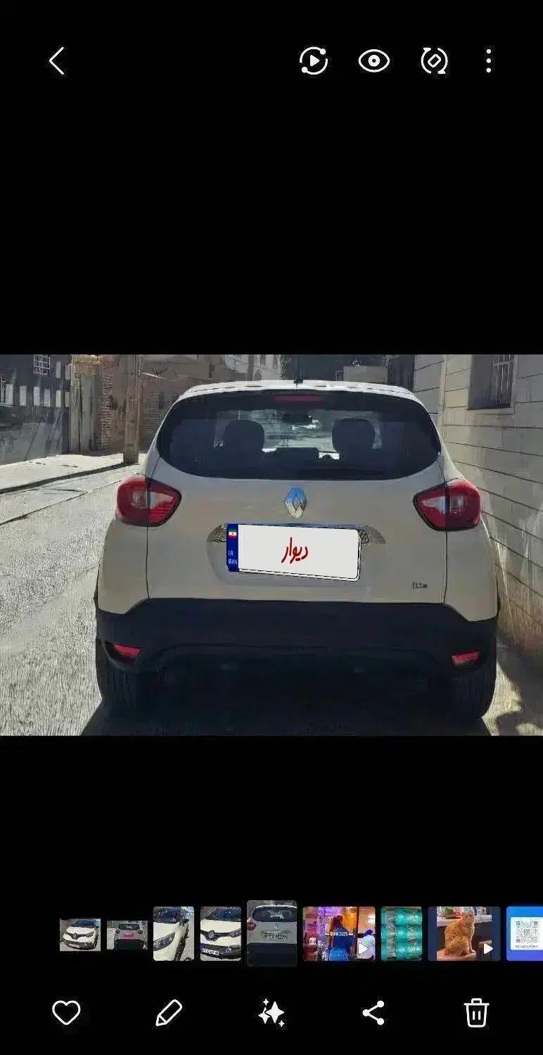 رنو کپچر مدل ۲۰۱۵ کاملا خونگی|خودرو سواری و وانت|کرمان, |دیوار