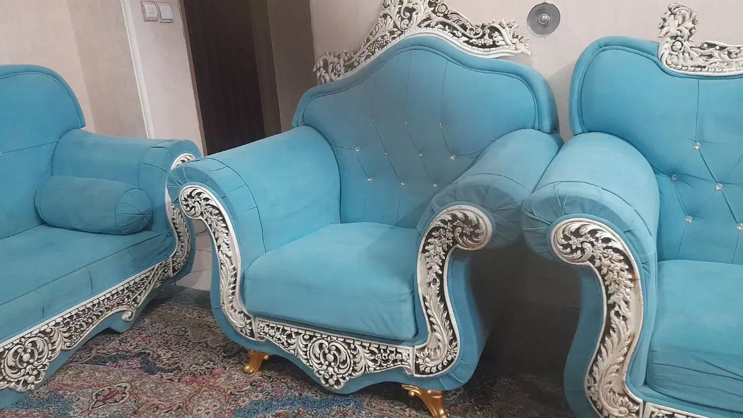 مبل ۸ نفره|مبلمان خانگی و میز عسلی|سمنان, |دیوار