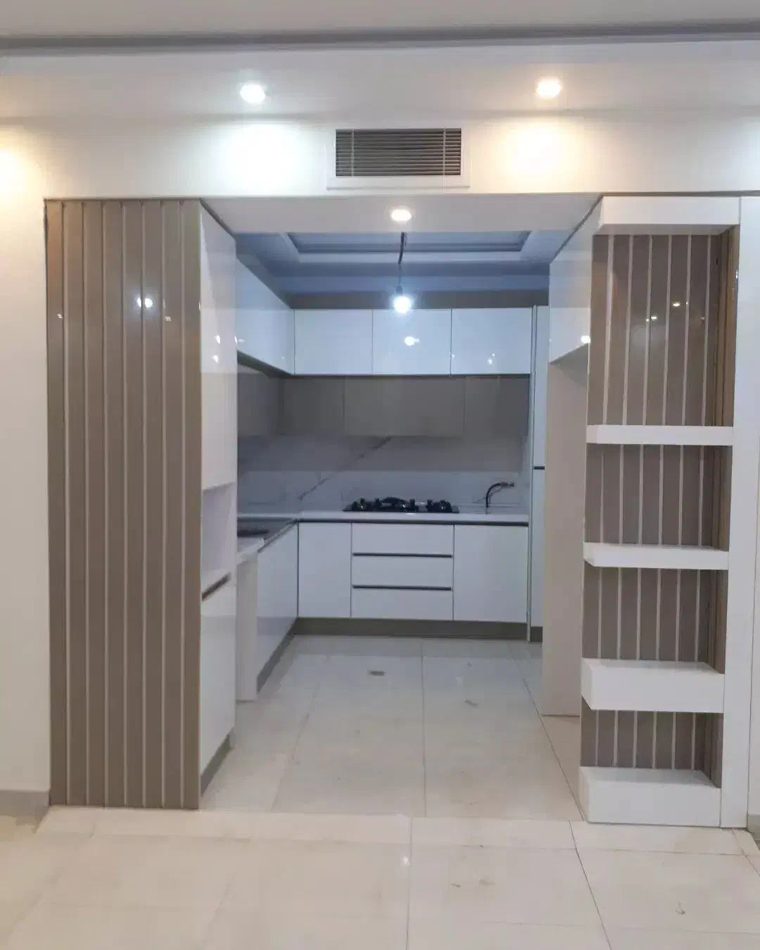 اجرای کابینت و سازه های چوبی MDF|کتابخانه، شلف، قفسههای دیواری|گرگان, |دیوار