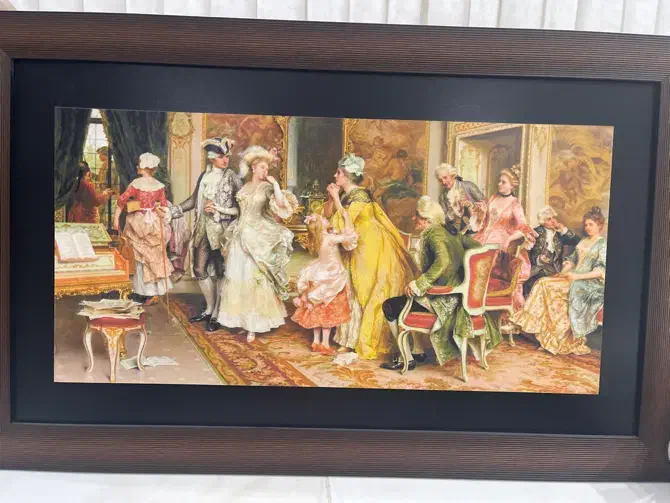 تابلو نقاشی فرانسوی چاپ|تابلو، نقاشی، عکس|اهواز, شهرک نفت|دیوار