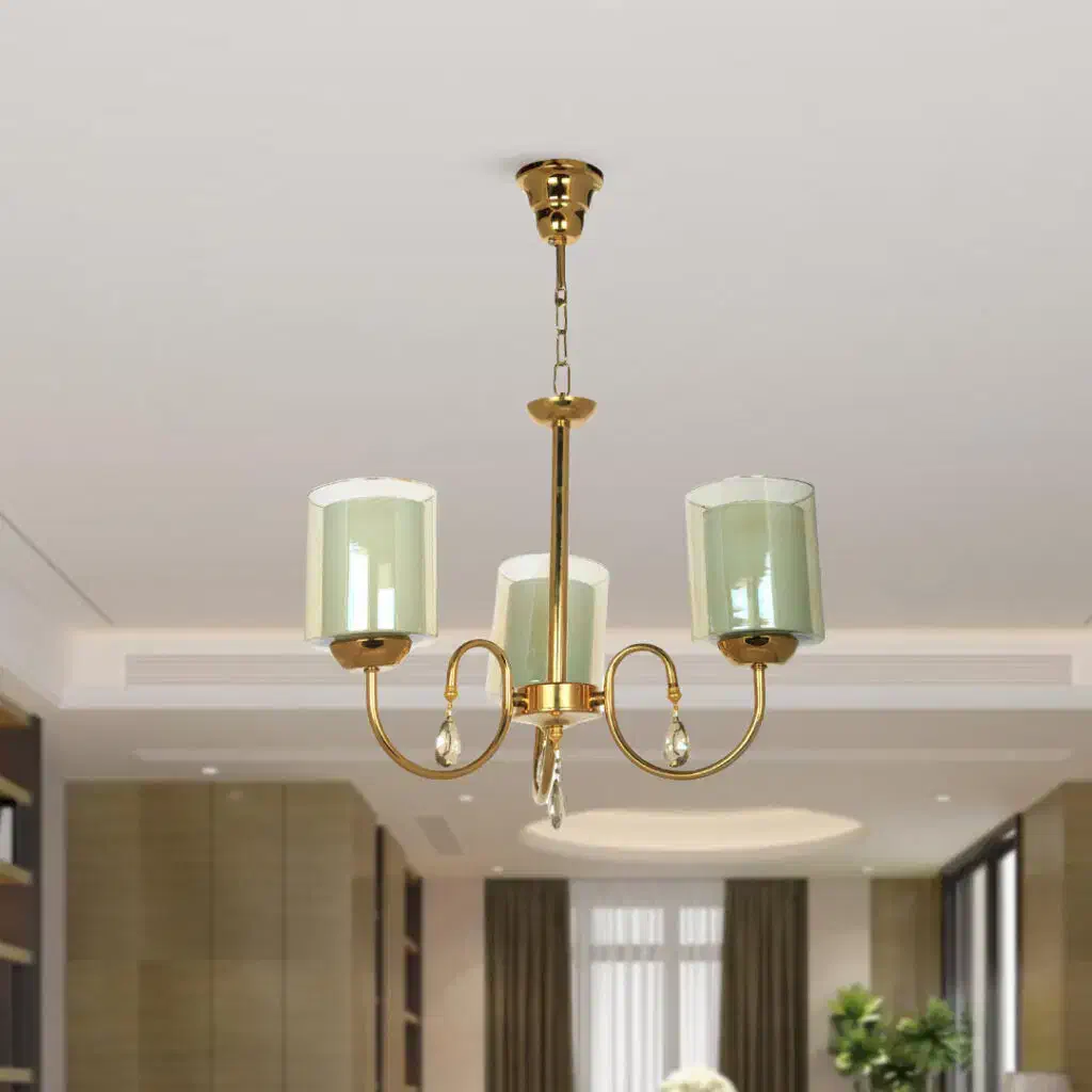 دوعدد لوستر ست|لوستر و چراغ آویز|قزوین, |دیوار