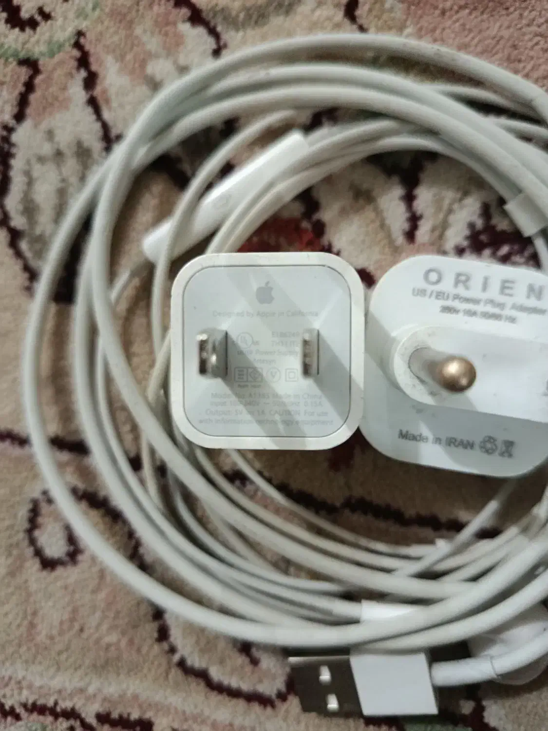 شارژر و هندزفری آیفون سر کارتونی|لوازم جانبی موبایل و تبلت|بیرجند, |دیوار