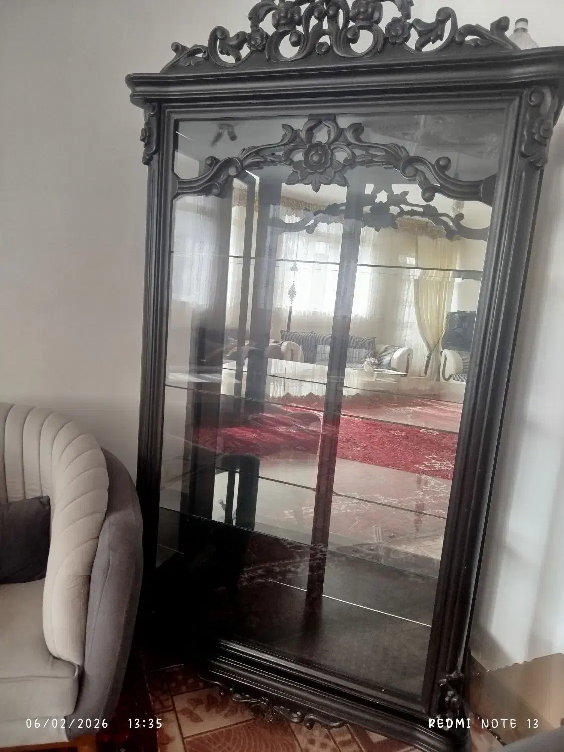 بوفه چوبی|بوفه، ویترین، کنسول|بناب, |دیوار