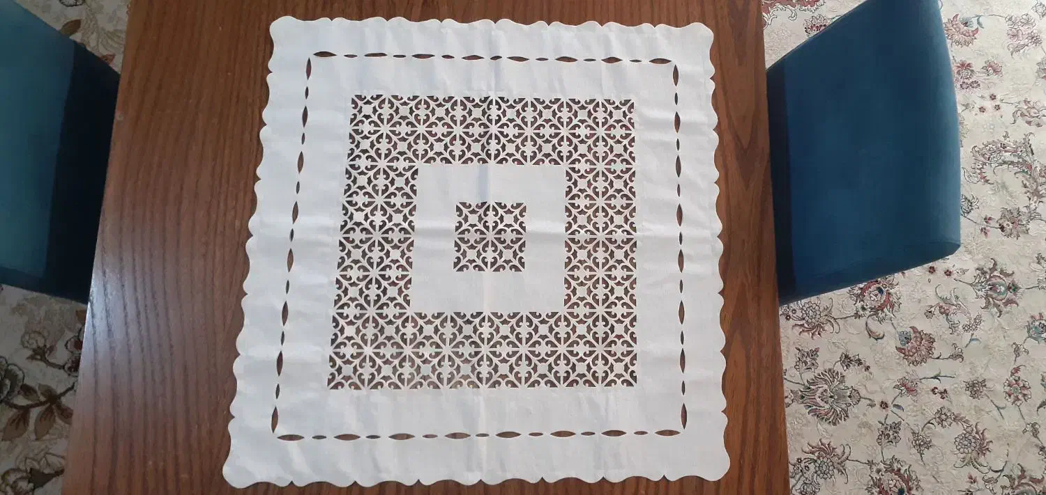 رومیزی جلو مبلی عسلی سه تیکه|پرده، رانر، رومیزی|مشهد, رضاشهر|دیوار